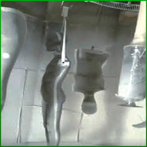 Spray Painting Mannequin